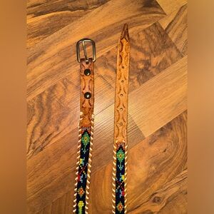 Handbeaded Navajo belt
